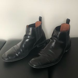 Florsheim Black Leather Chelsea Boot Size 10